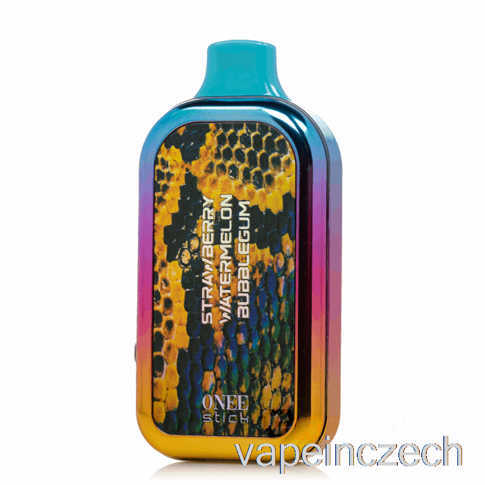 Yibla 6500 Jednorázový Bez Nikotinu Jahodový Melounový žvýkačkový Vape
